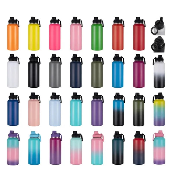 Magnetic Water Bottle with Phone Holder