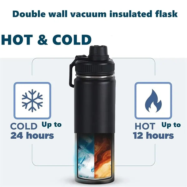 Magnetic Water Bottle with Phone Holder