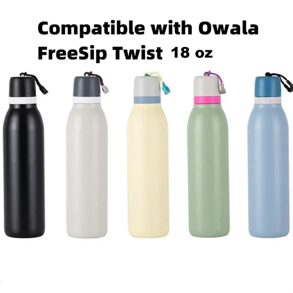 Twist Insulated Stainless Steel Water Bottle with Straw