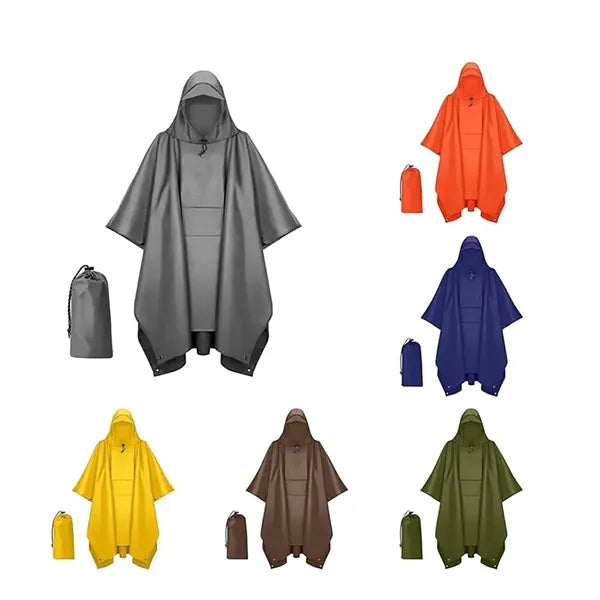 Multi Functional Cape Hooded Raincoat