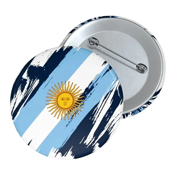 1.7" Custom Round Tin Pin for 2026 World Cup
