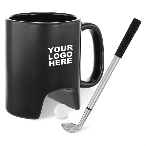 11 oz Golf Practice Putting Hole Mug Set
