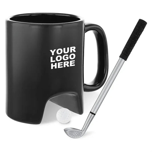 11 oz Golf Practice Putting Hole Mug Set