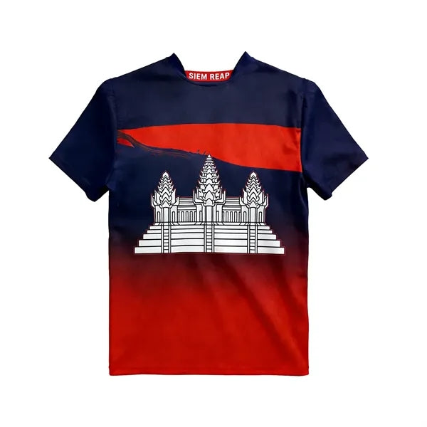 Full-Color Custom Polyester Crewneck T-Shirt