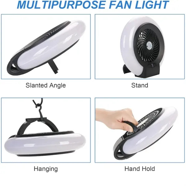 Camping Fan With Night Light