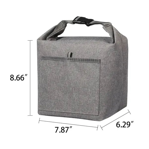Roll-Top Insulated Lunch Cooler Bag