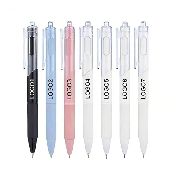 Logo Retractable Gel Pen Black Ink Gift