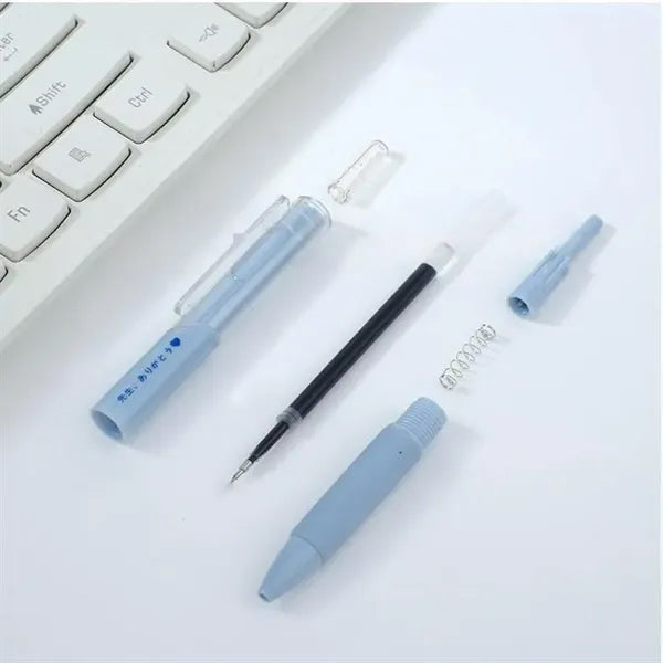 Logo Retractable Gel Pen Black Ink Gift
