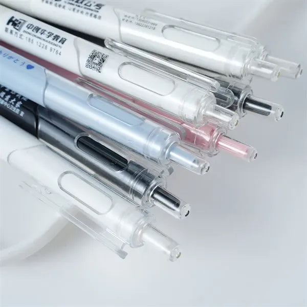 Logo Retractable Gel Pen Black Ink Gift