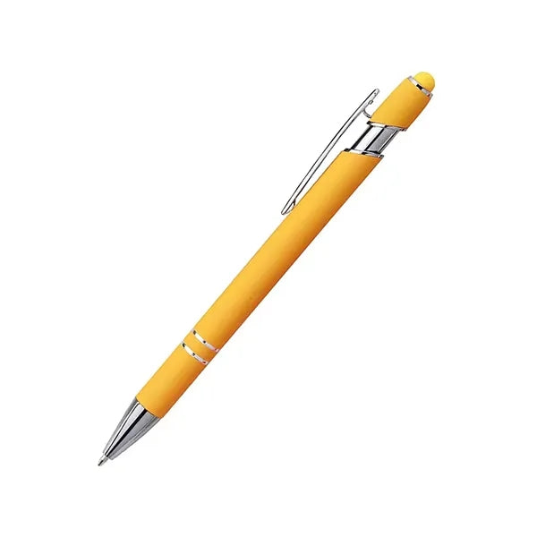 Soft Touch Metal Stylus Ballpoint Pen