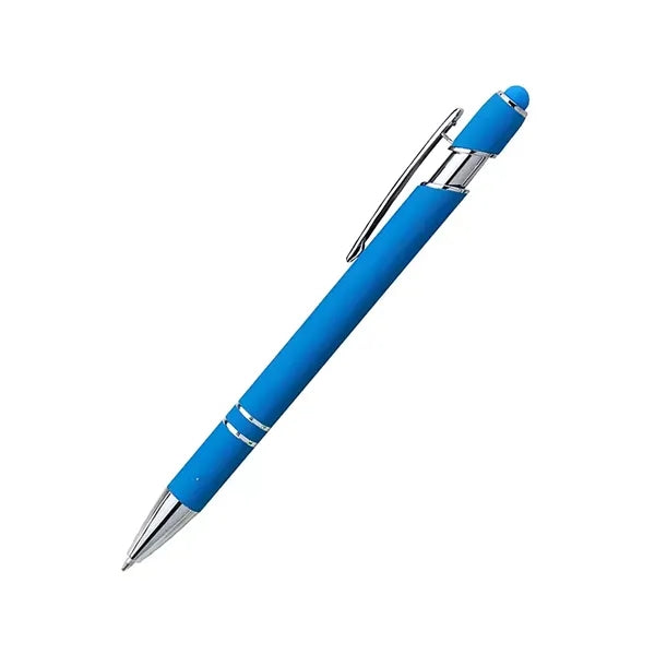 Soft Touch Metal Stylus Ballpoint Pen