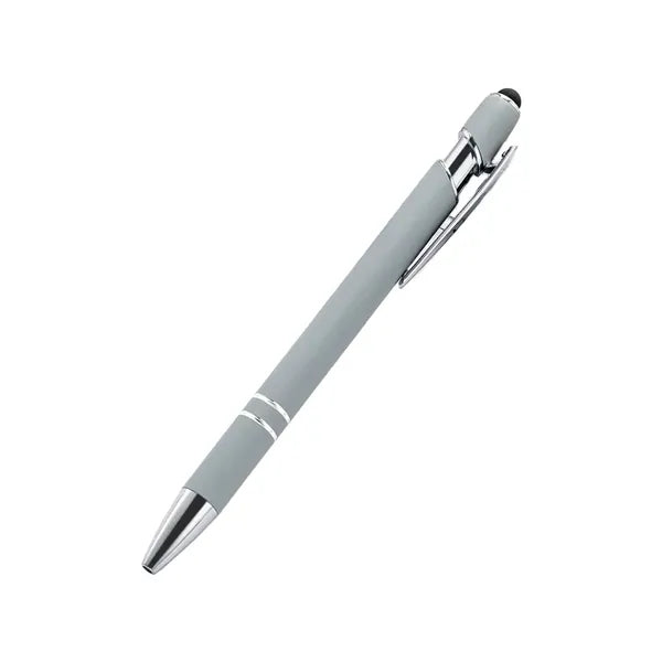 Soft Touch Metal Stylus Ballpoint Pen