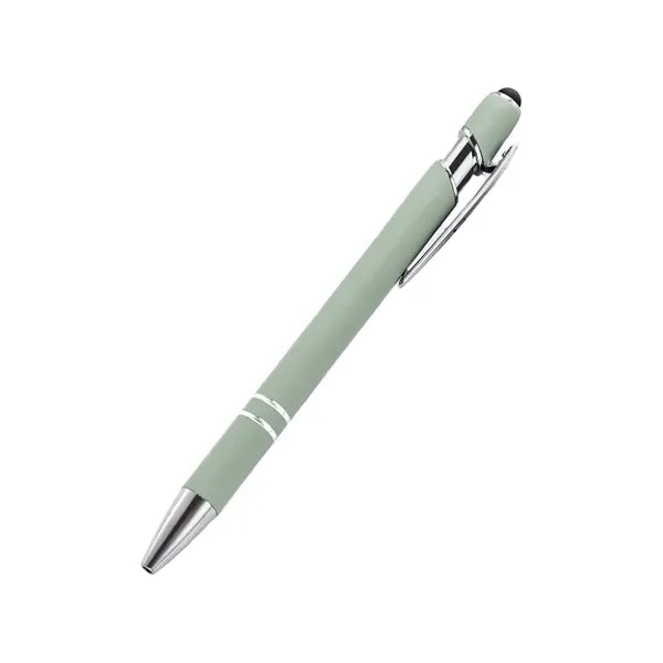 Soft Touch Metal Stylus Ballpoint Pen