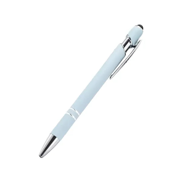 Soft Touch Metal Stylus Ballpoint Pen