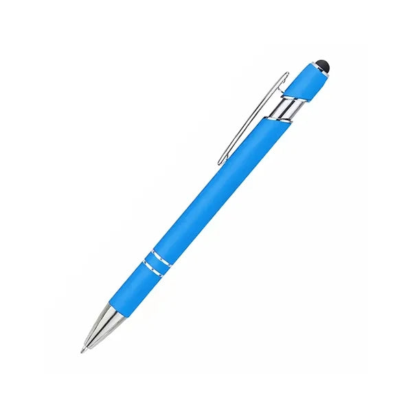 Soft Touch Metal Stylus Ballpoint Pen