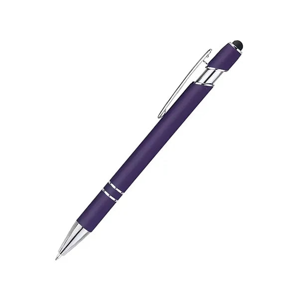 Soft Touch Metal Stylus Ballpoint Pen