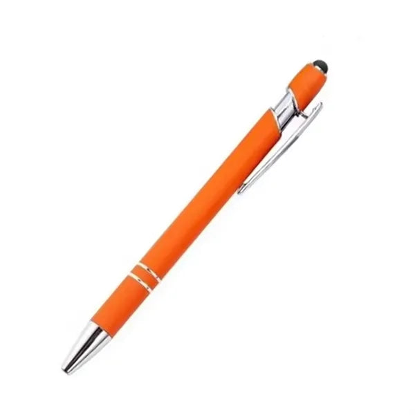 Soft Touch Metal Stylus Ballpoint Pen