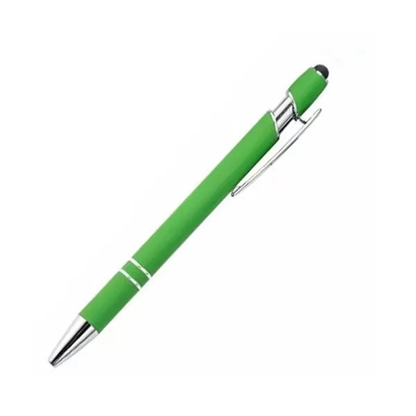 Soft Touch Metal Stylus Ballpoint Pen
