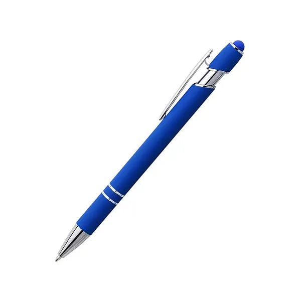 Soft Touch Metal Stylus Ballpoint Pen