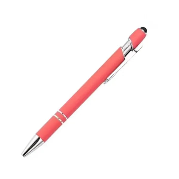 Soft Touch Metal Stylus Ballpoint Pen