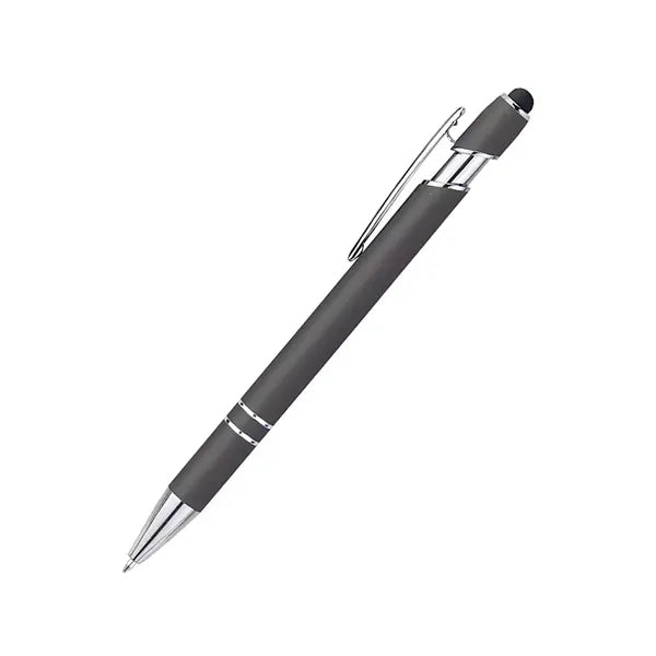 Soft Touch Metal Stylus Ballpoint Pen
