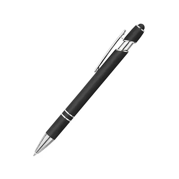 Soft Touch Metal Stylus Ballpoint Pen