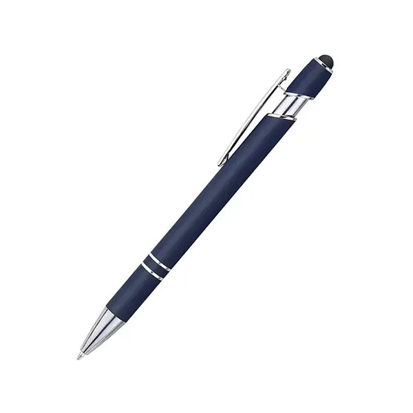 Soft Touch Metal Stylus Ballpoint Pen