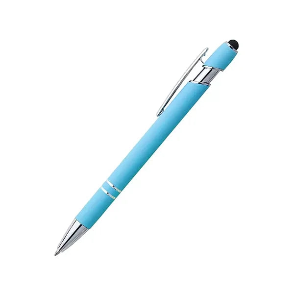 Soft Touch Metal Stylus Ballpoint Pen