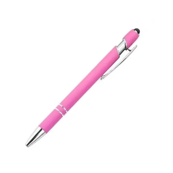 Soft Touch Metal Stylus Ballpoint Pen