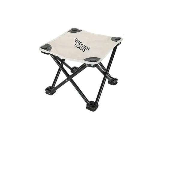 Portable Outdoor Folding Stool, Lightweight Collapsible Camp