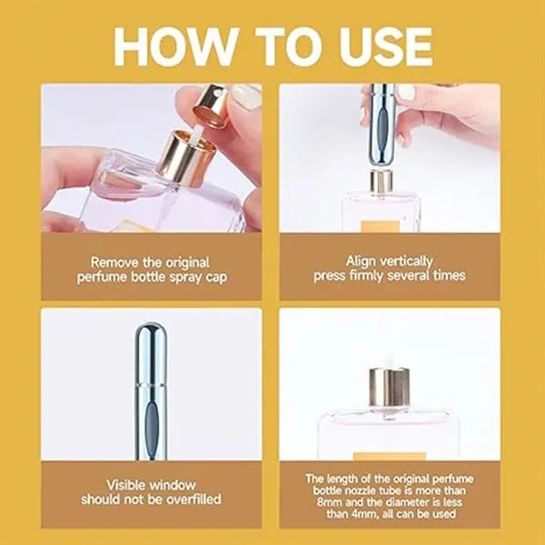Bottom fill Perfume Bottles
