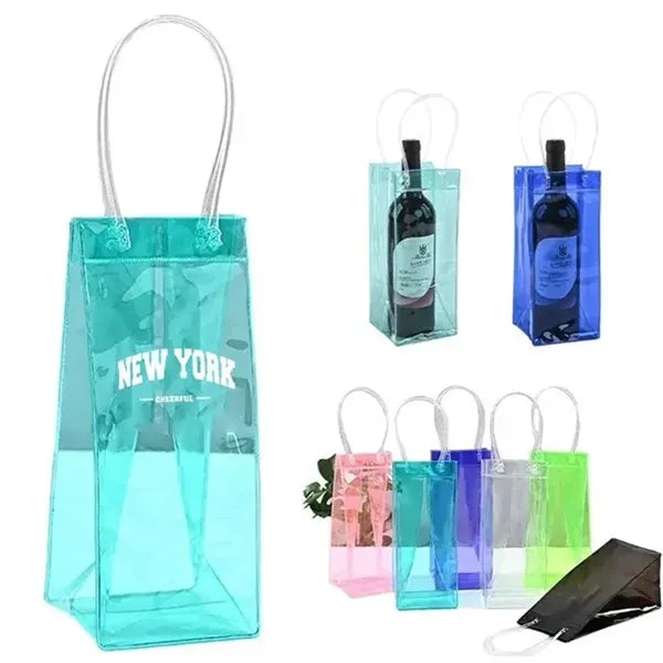 PVC Tote Bag For Red Wine