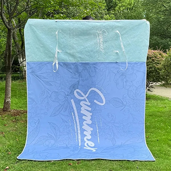Foldable Outdoor Picnic Blanket Bag with Carry Handles