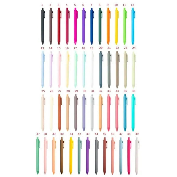 Solid Rubberized Click Pen