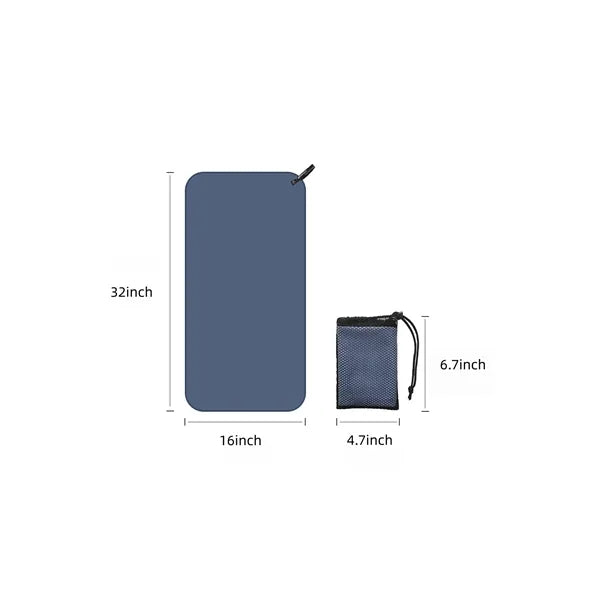Logo Sand Free Microfiber Towel for Beach Sports