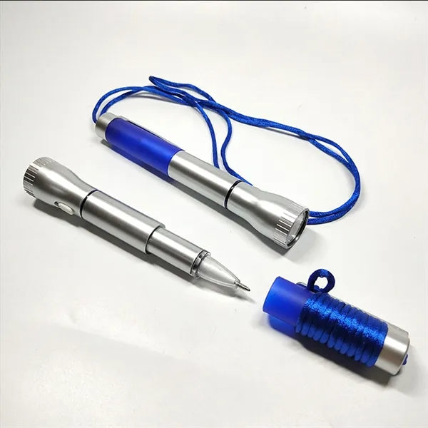 LED Light-Up Pen with Necklace