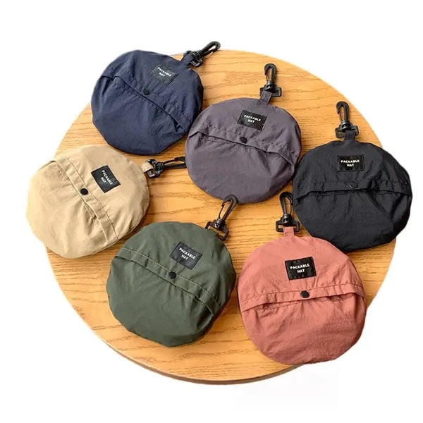 Logo Bucket Hat Foldable Outdoors, Fishing,Travel
