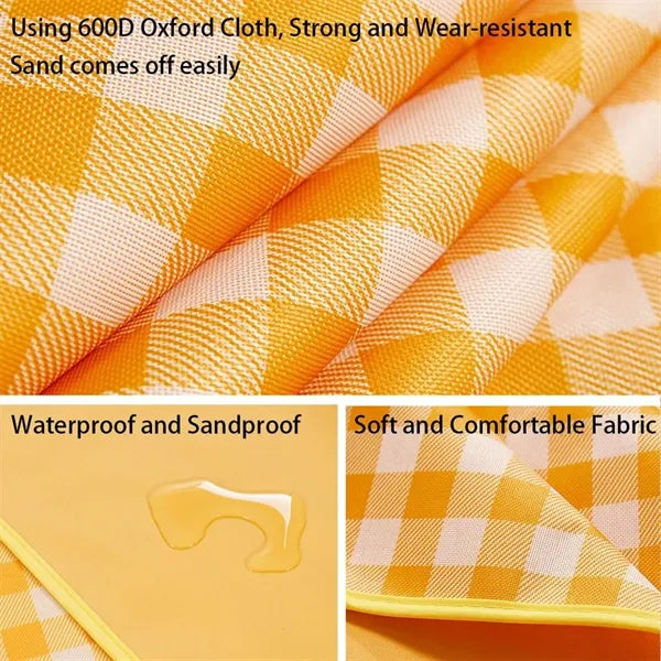 Portable Waterproof Picnic Blanket Foldable Beach Mat