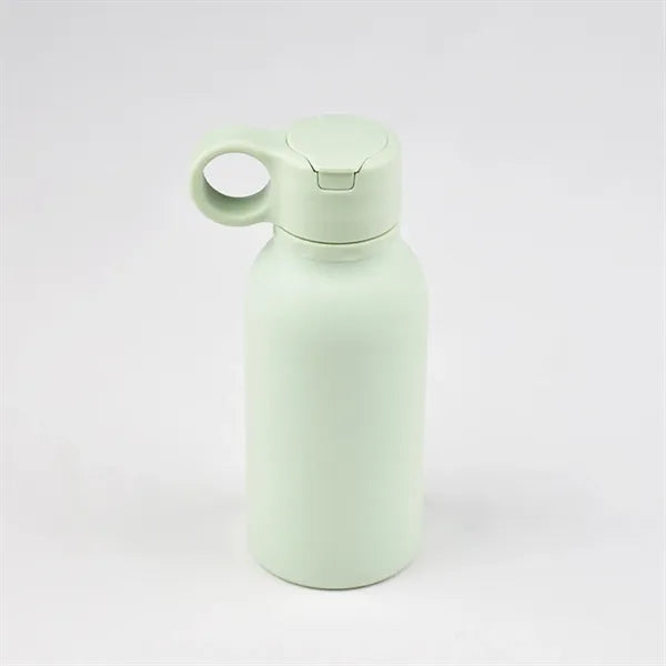 16oz Portable Silicone Sports Water Bottle with Straw & Lid