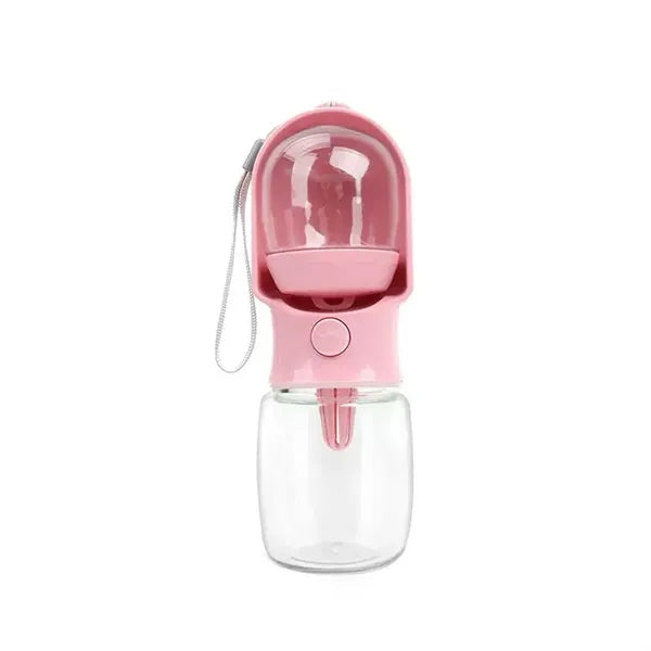 10 Oz Dog Water Bottle with Food Container