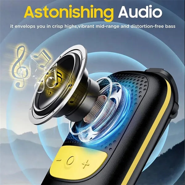 Waterproof Clip On Bluetooth Speaker Magnetic Hands Free