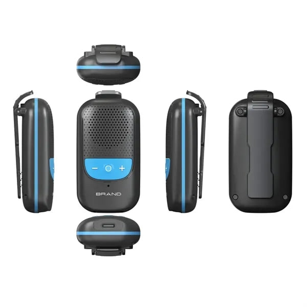 Waterproof Clip On Bluetooth Speaker Magnetic Hands Free