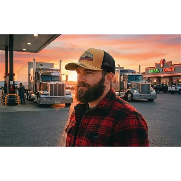 American Premium Twill/Mesh Deep Fit Trucker