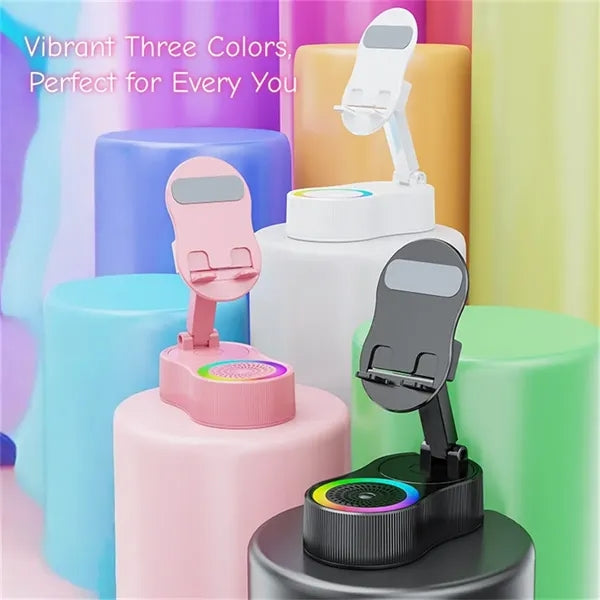 3 in 1 Bluetooth Speaker Phone Stand Power Bank for Travel