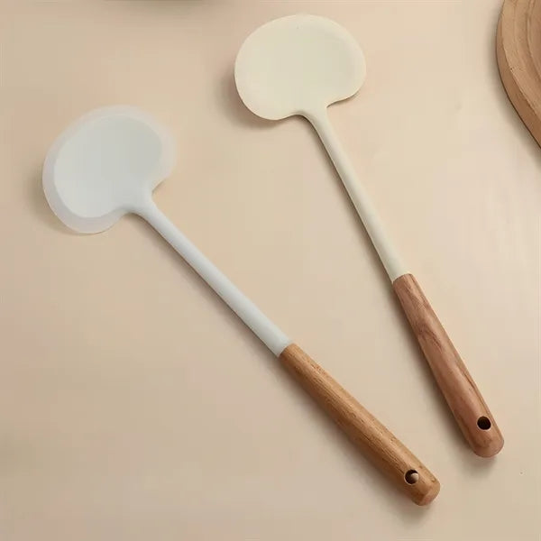 Heatproof Silicone Cooking Spatula Comfortable Grip