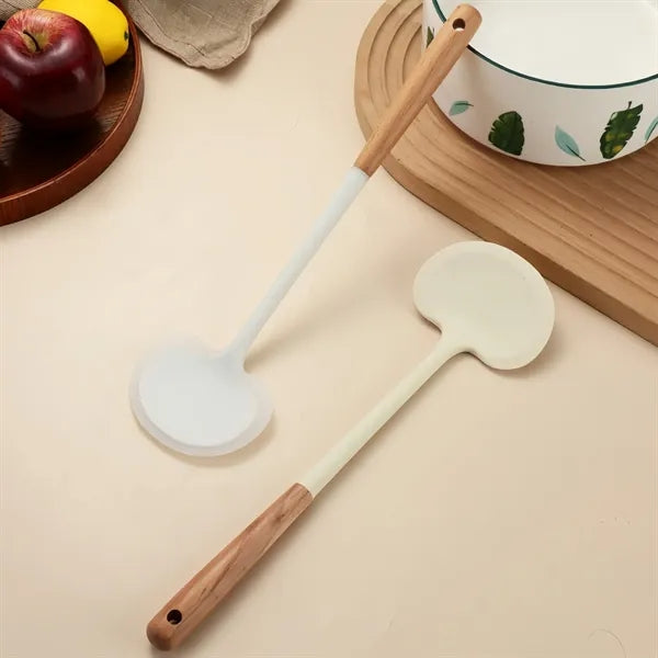 Heatproof Silicone Cooking Spatula Comfortable Grip