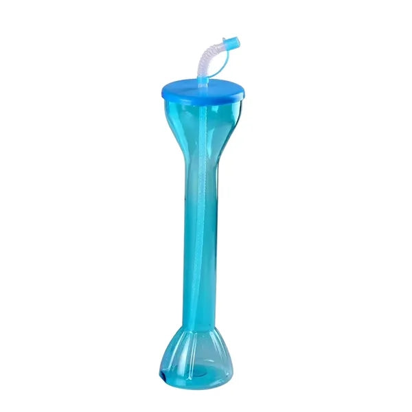 Dumbbell Plastic Party Glass Slush Cups