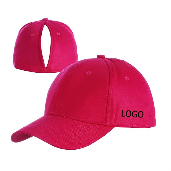 Magnetic Closure Ponytail Hats