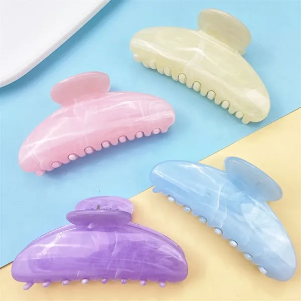 Acrylic Hair Claw Clip with Non-Slip Grip