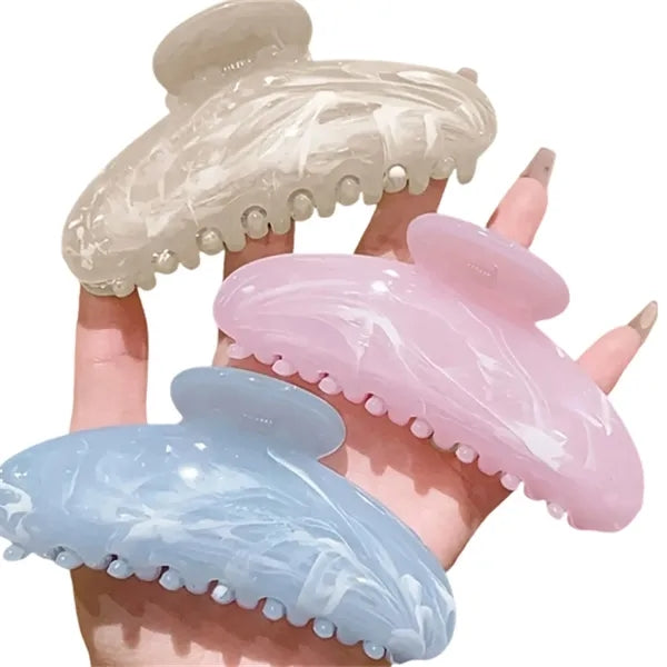 Acrylic Hair Claw Clip with Non-Slip Grip